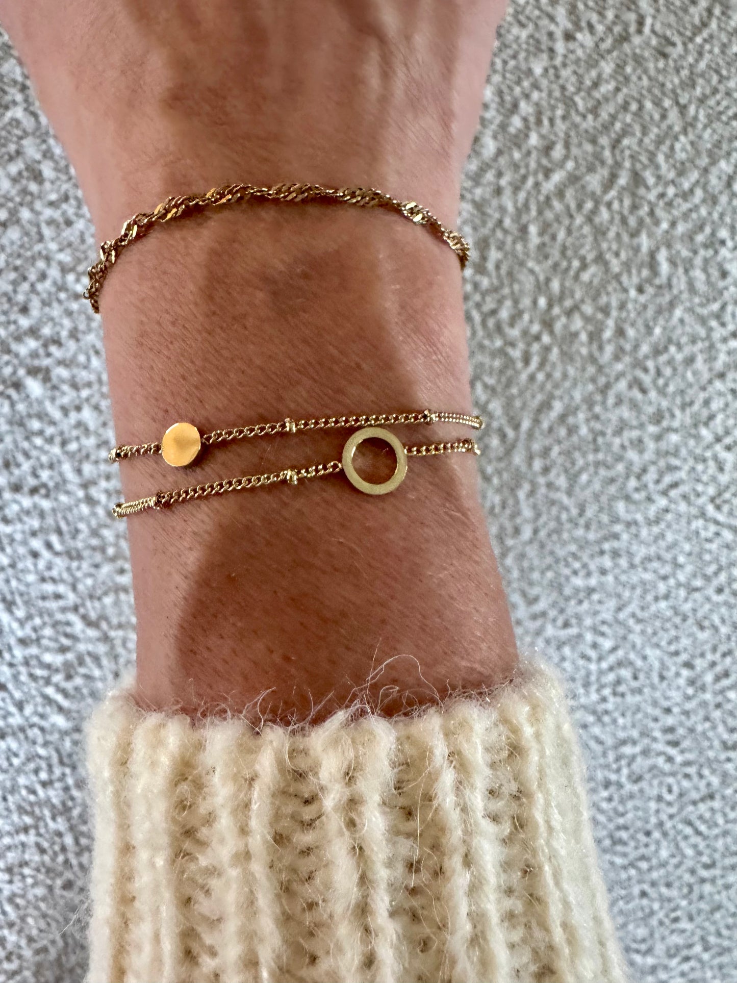Armband Karma goud