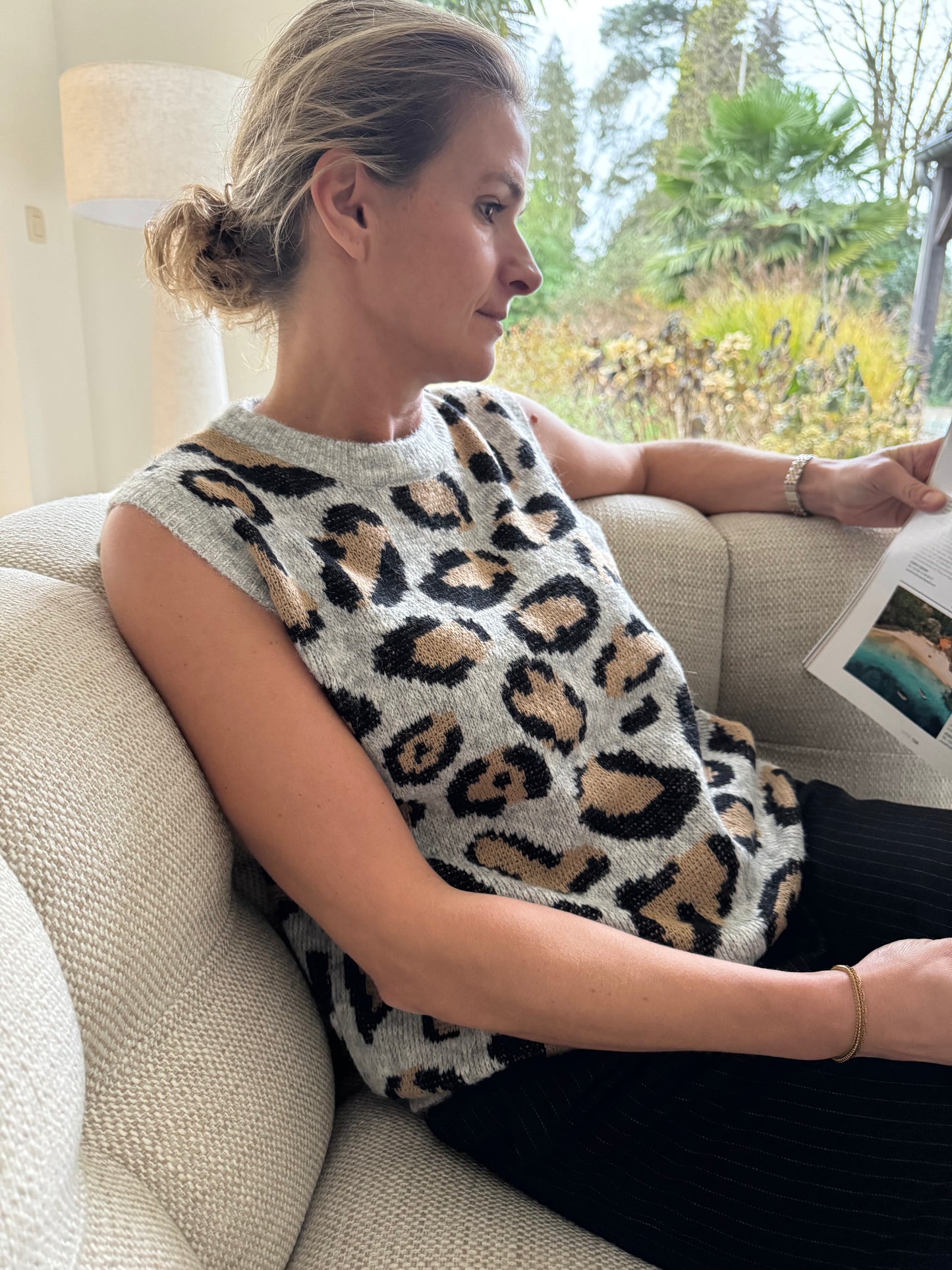 Gilet tijgerprint
