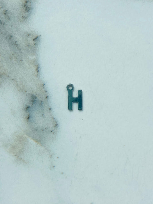 Bedel letter H zilver