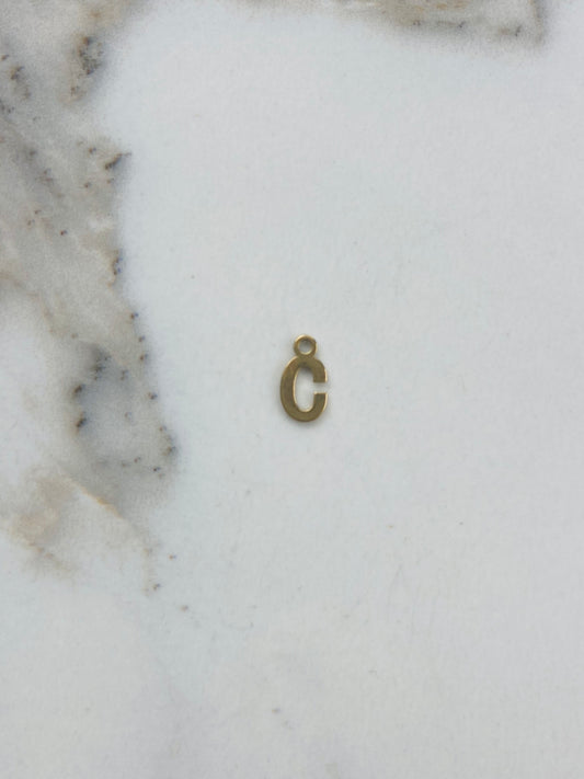 Bedel letter C goud