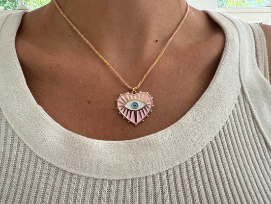 Ketting Santorini pink