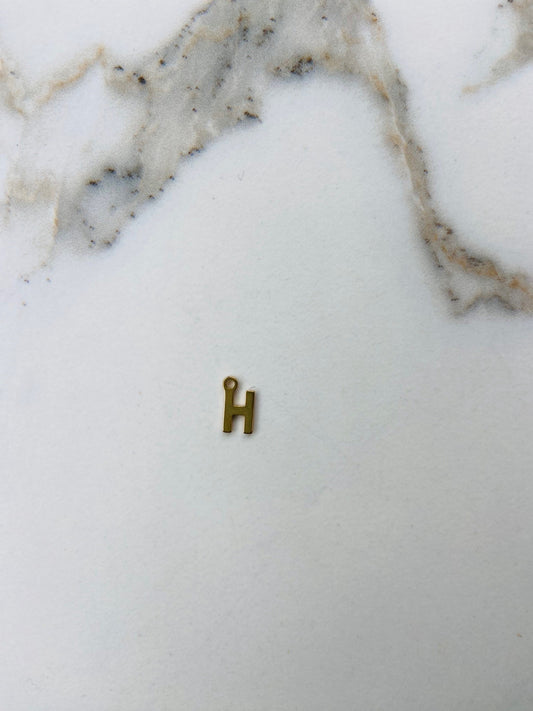 Bedel letter H goud